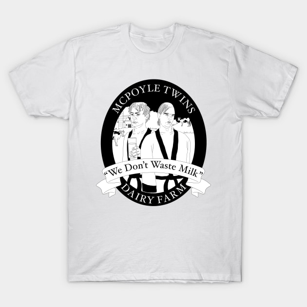 McPoyle Twins Dairy Farm T-Shirt by motelgemini